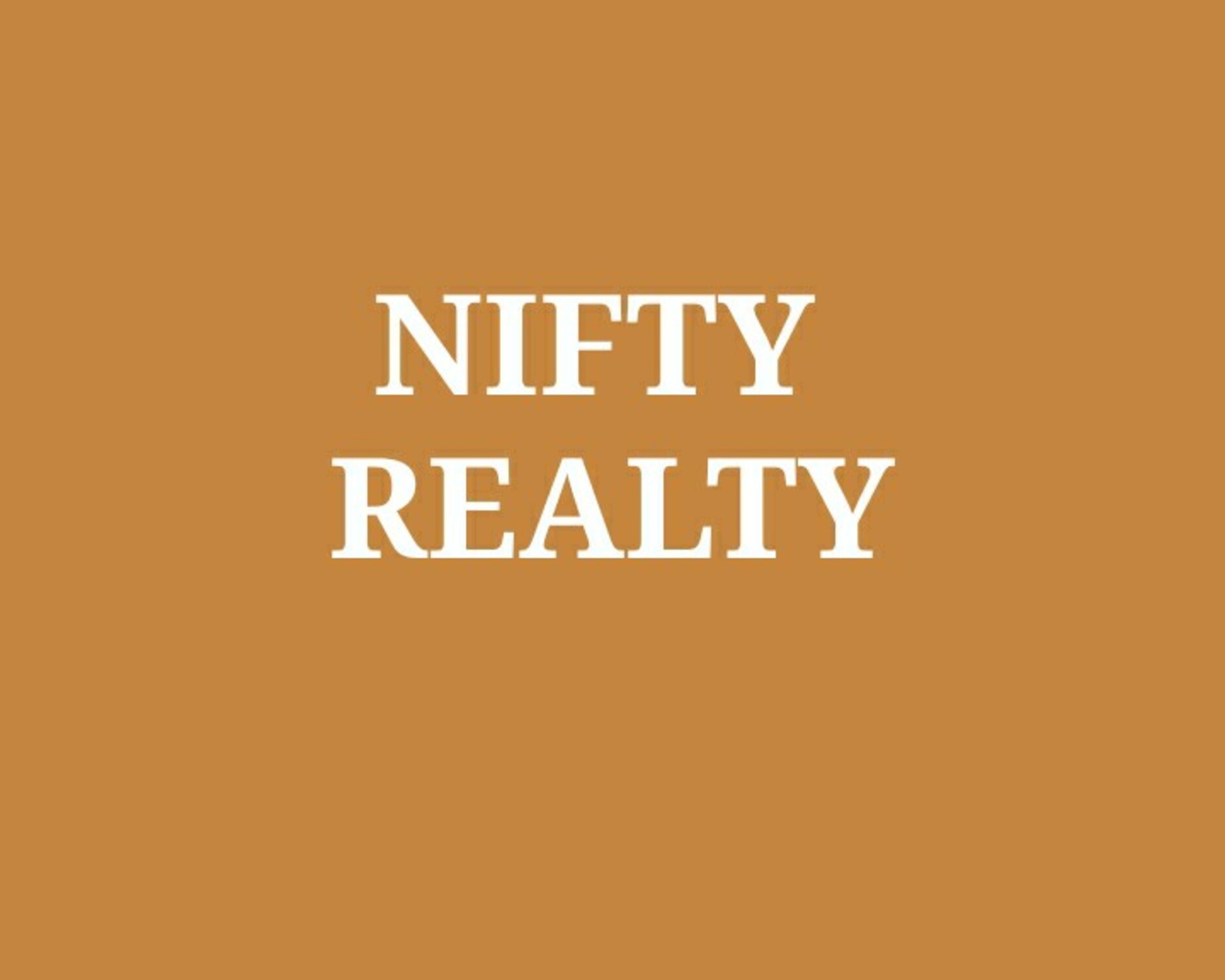 Nifty realty deals