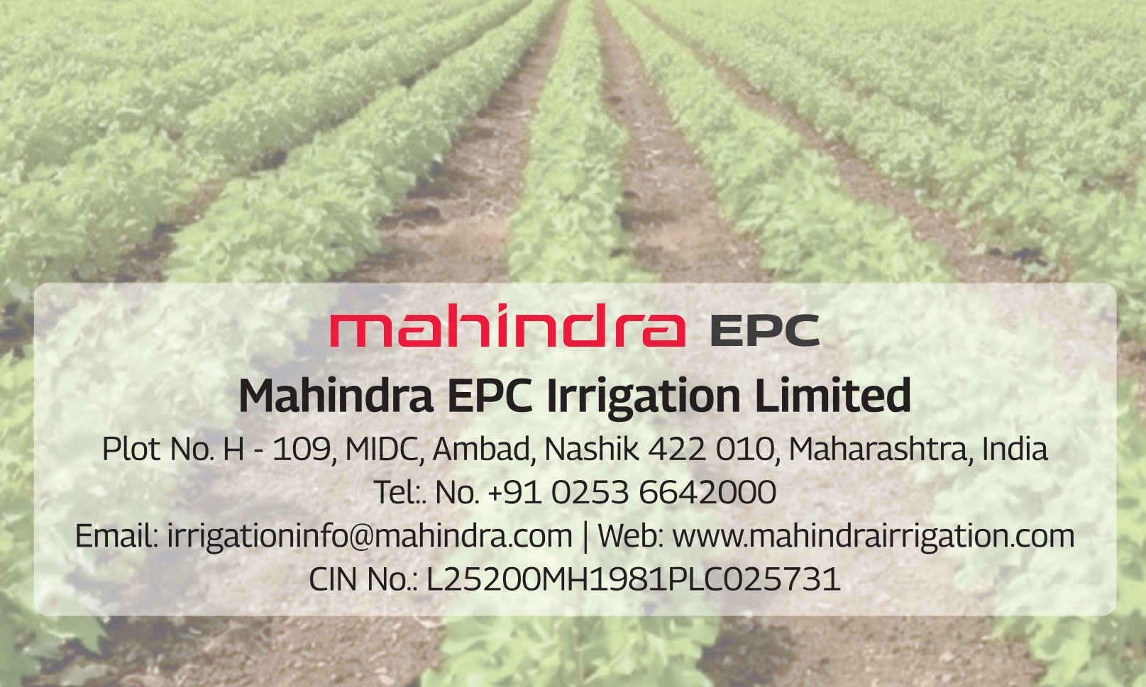 Mahindra EPC Irrigation Limited (NSE MAHEPC) Logo