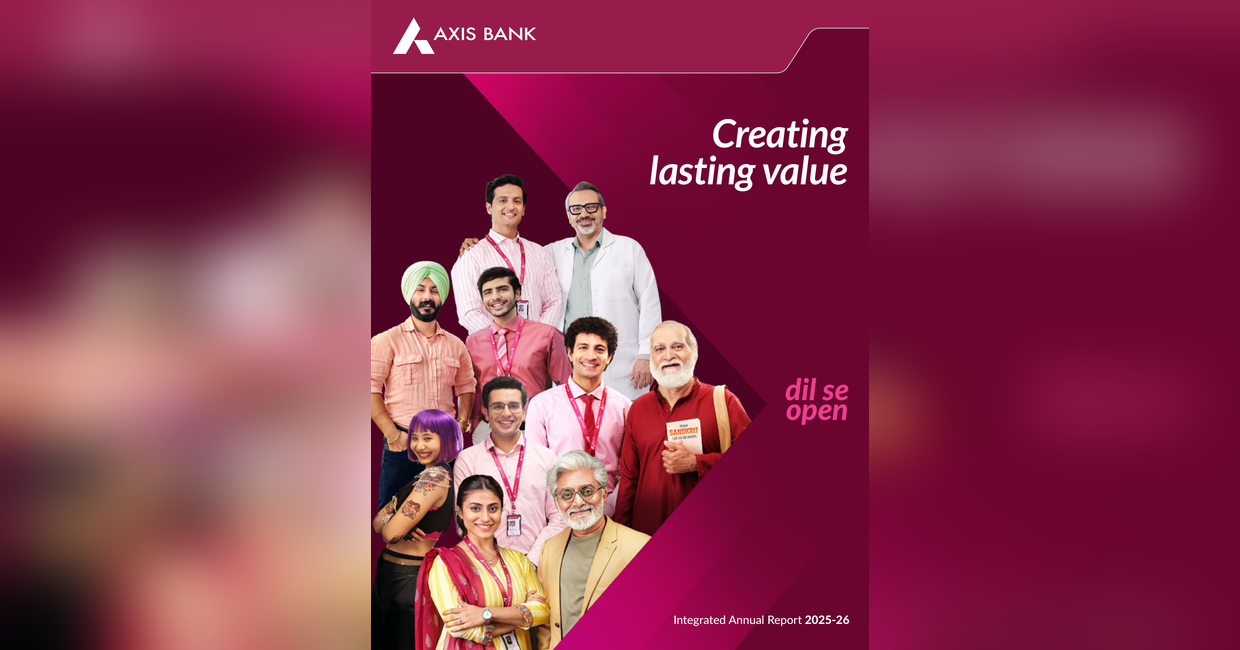 Axis Bank Limited logo and corporate branding for in-depth business profile and financial analysis.