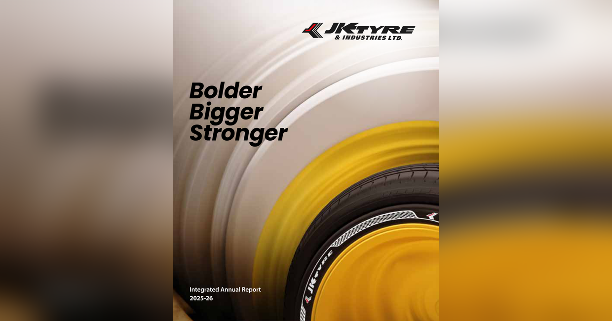 JK Tyre & Industries Ltd. logo and corporate branding for in-depth business profile and financial analysis.