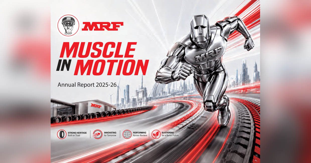 MRF Limited logo and corporate branding for in-depth business profile and financial analysis.